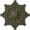 Ekena Millwork Antilles Ceiling Medallion (Fits Canopies up to 6"), Hnd-Painted Painted Turtle, 38 1/4"OD x 1 1/2"P CM38ANPTF - alternate 1